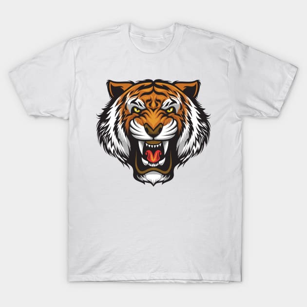 Tiger Rage T-Shirt by Starquake